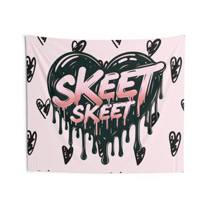 V-DAY EDITION SKEET SKEET Indoor Wall Tapestries