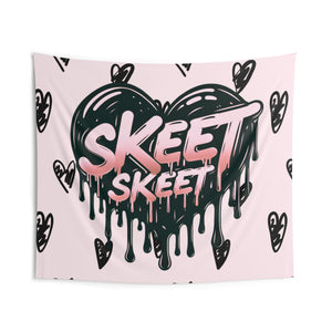 V-DAY EDITION SKEET SKEET Indoor Wall Tapestries