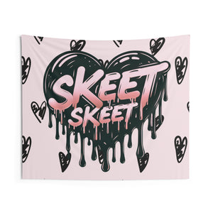 V-DAY EDITION SKEET SKEET Indoor Wall Tapestries